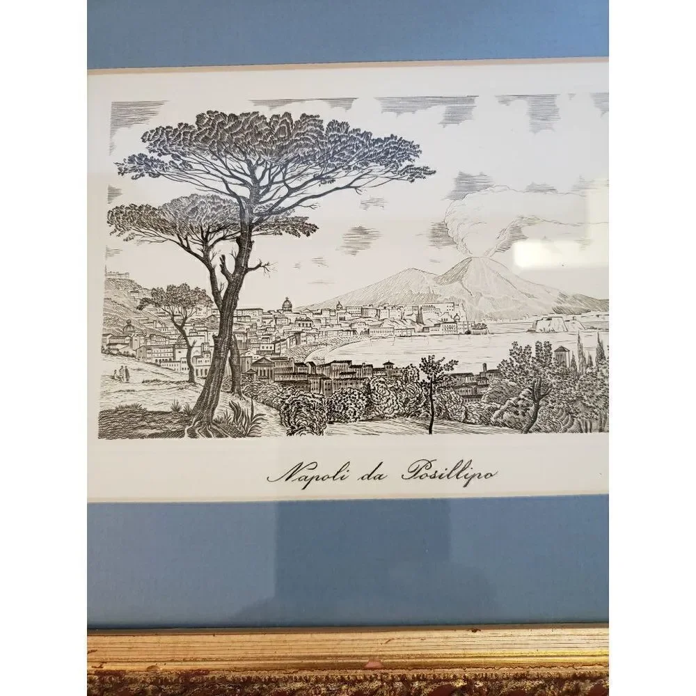 Napoli da Posillipo Framed Wall Hanging